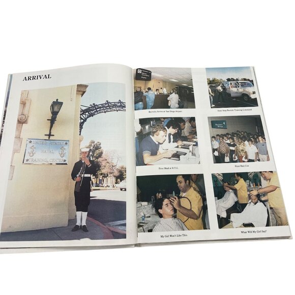 The Anchor 1988 Navy Yearbook Recruit Training Command San Diego CA Company 210 - Picture 6 of 11